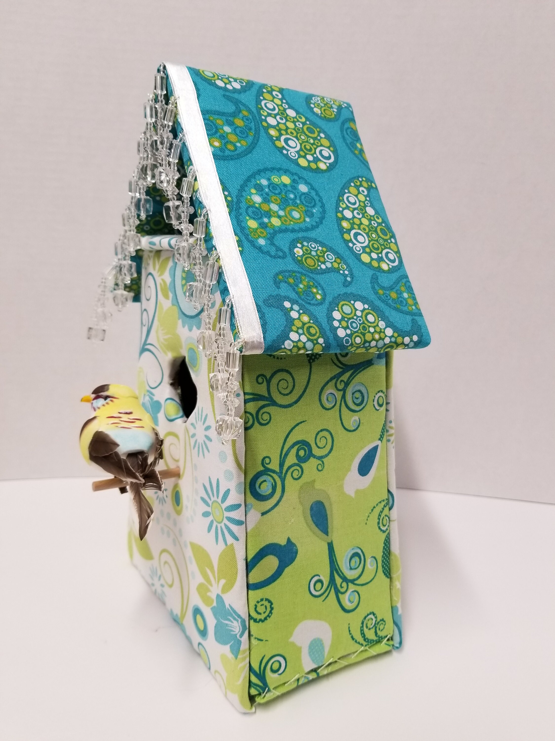 Fabric Bird House Etsy