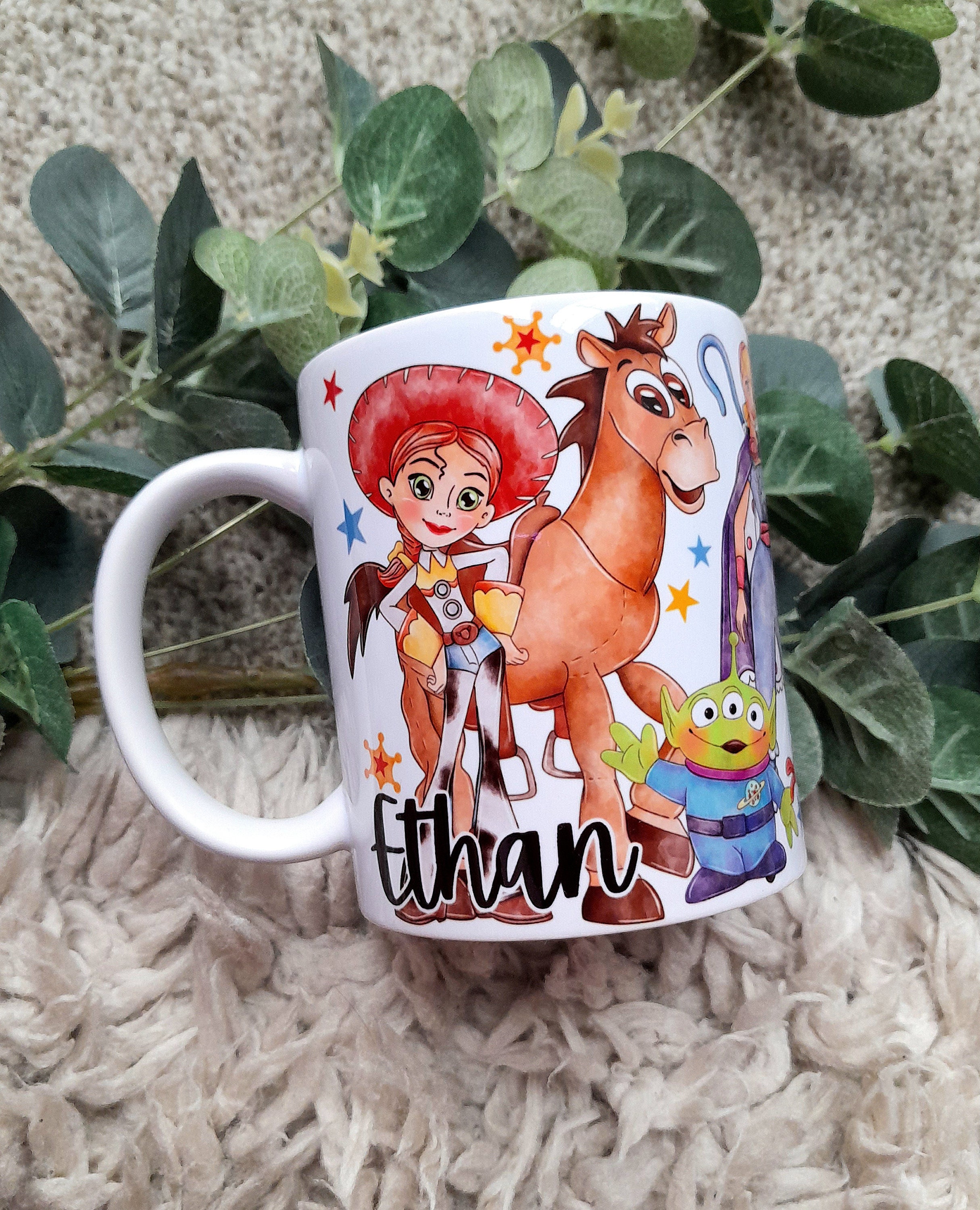 Toy Story Mug Disney Character Coffee Mug Birthday Gift Etsy
