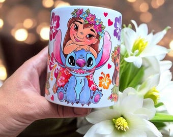 Lilo and Stitch Disney Personalised 12oz Mug