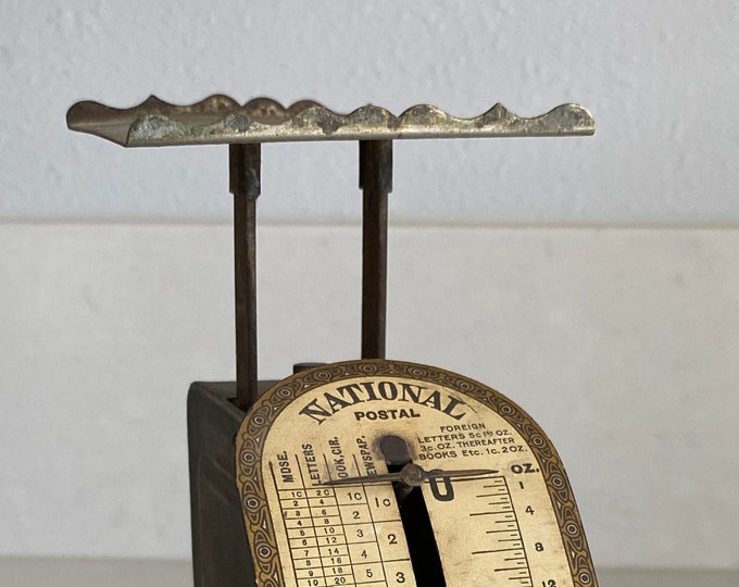 Antique Pelouze Postage Scale 1903 National Postal Etsy