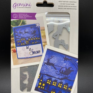 Night Before Christmas Die Cut – Gemini Crafter's Companion (5.8" x 3.8")