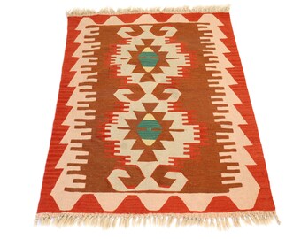 Ikea Varmer Rug Flatwoven 100 Wool Carpet 4 7 X Etsy