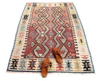 Archies Carpet Gallery Hand Woven Multi Color Wool Kilim Size:-2.5X7.3 Foot Archies Carpet Gallery Hand Woven Multi Color Wool Kilim Size:-2.5X7.3 Foot