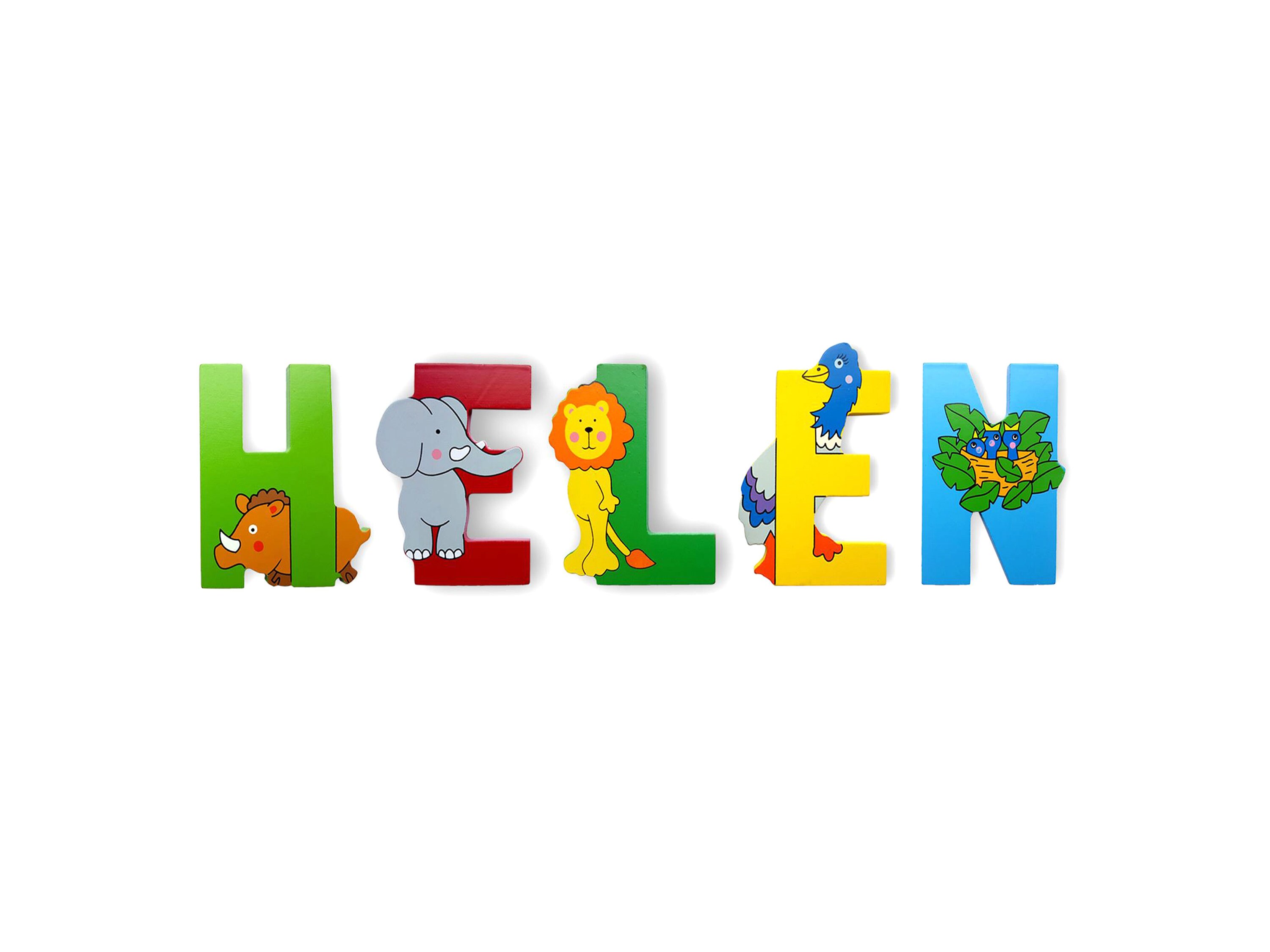 Personalised Childrens Name Jigsaw Puzzle Wooden Boys and Girls Names 