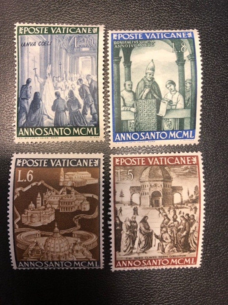 Vatican City vintage postage stamps Etsy