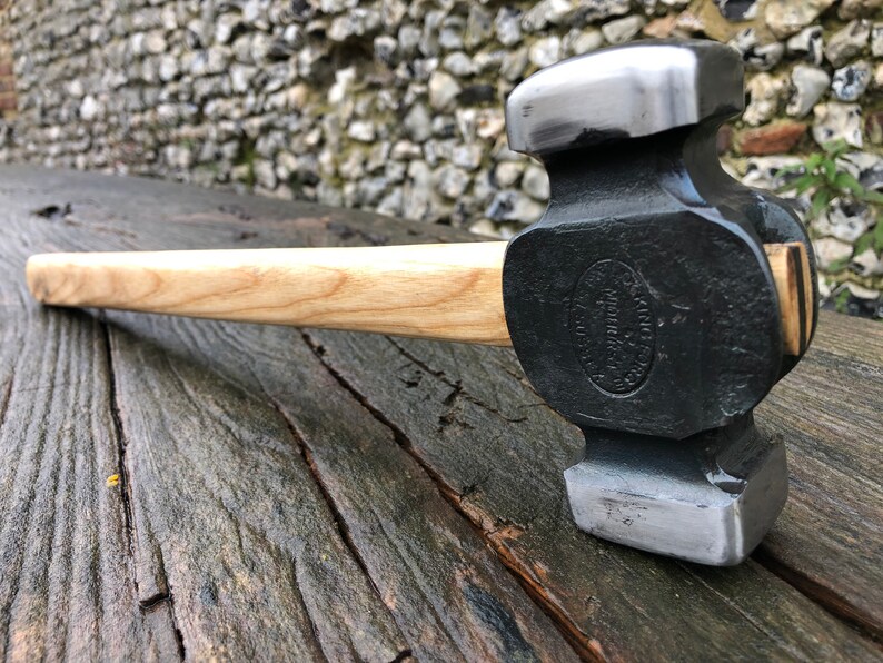 Blacksmiths Rounding Hammer 3 1/4lb Blacksmith Tools Etsy