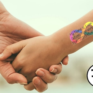 TempToo - The Child Safety Tattoos - Safety ID Tattoos - Temporary Tattoos - Pride Tattoos - Disneyland - Disneyworld Must Haves