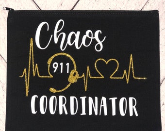 Personalized Dispatcher Headset Bag - 911 Coordinator Gift