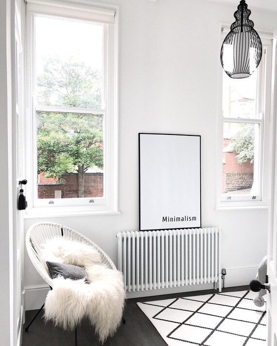 Minimalism Quote Fashion Poster Print Home Decor Office Art Interiors Slogan As Seen On Instagram Mono Scandinavian