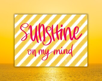 Poster with summer vibes - bring colorful summer mood home!