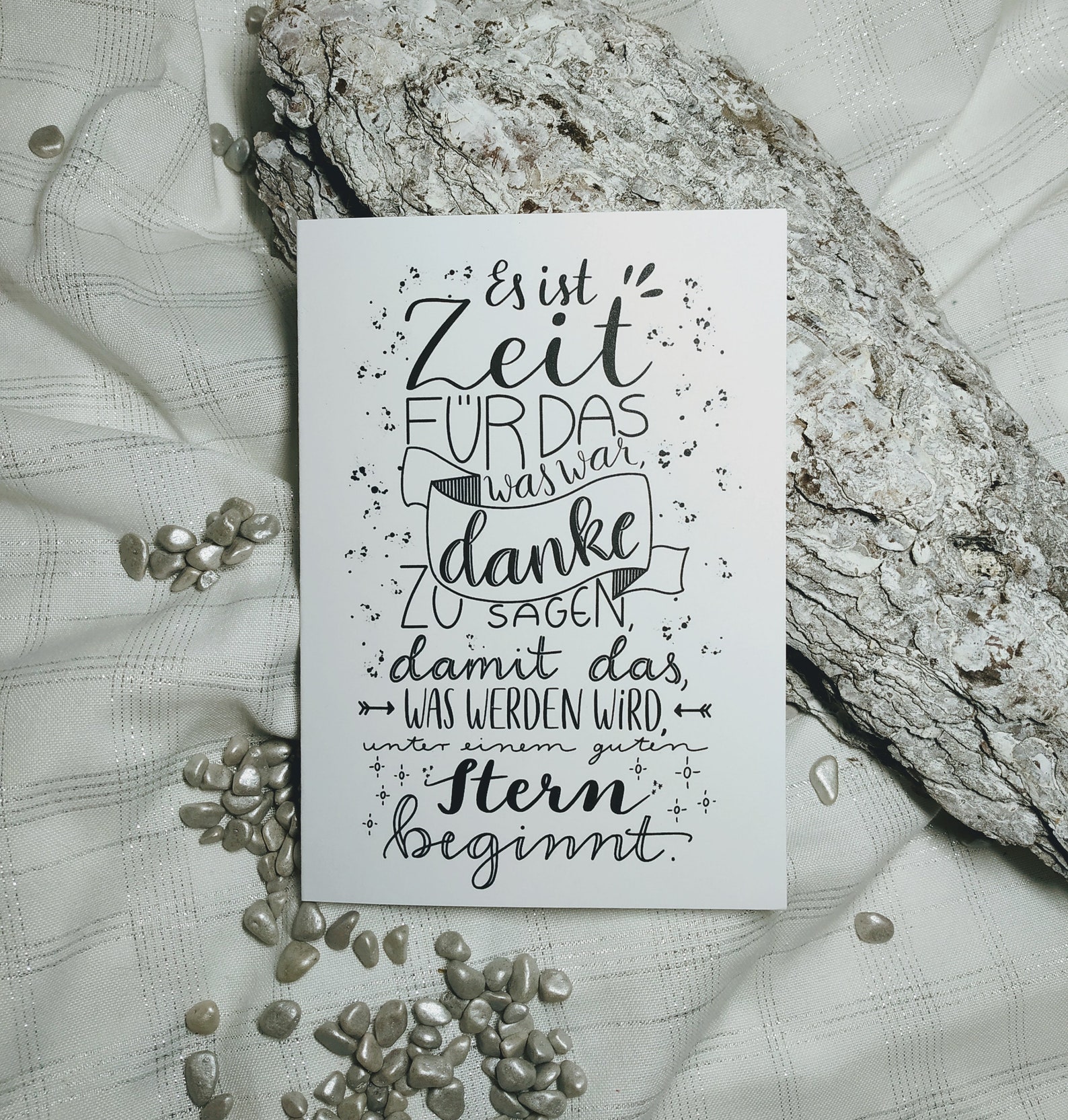 Doppelkarte Danksagungskarte Danke sagen Abschied Spruch Etsy