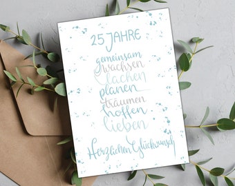 3D Pop-Up Karte 'Alles Gute Zur Silberhochzeit' – Mit Kutsche, 15x20 Cm | Klappkarte Für Das 25. Jubiläum