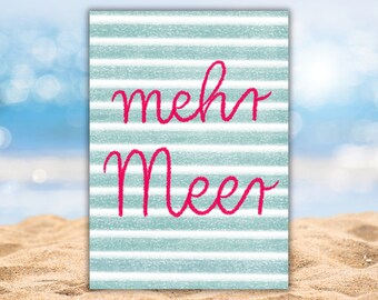 Summery postcards with summer vibes, cheerful and colorful for a good mood
