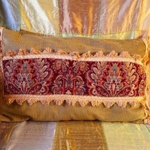 Luxury Cushion. Designer Fabric Cushion