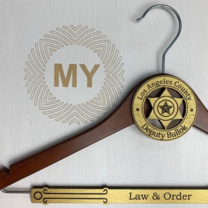Personalized Police Academy Graduation Hanger: Law Enforcement Gift