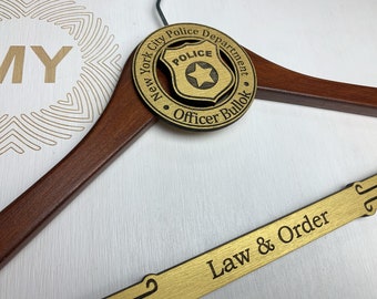 Police Academy Graduation Gifts, Personalized Police Officer Gifts, Cop Gifts, Gifts for Law Enforcement, Judge Hanger, Law School Grad Gift