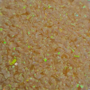 OP04 Lemon Yellow Crushed Synthetic Bello Opal 1mm to 2mm Superior Quality Ideal for jewellery and resin inlay