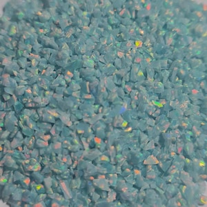 OP03 Moon Yellow Crushed Synthetic Bello Opal 1mm to 2mm Superior Quality Ideal for jewellery and resin inlay