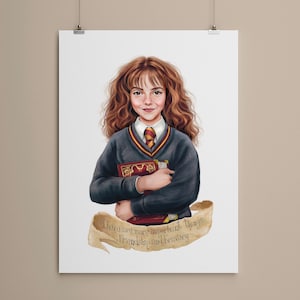 Hermione Granger Quote Poster, Wizard Poster, Printable Movie Quotes, Printable Poster, Quote Wall Art, Quote Poster, Movie Prints