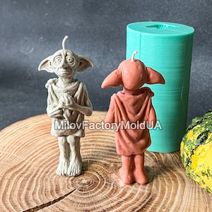 Magic Home Elf Silicone Mold For Candle - Magic Elf Mold - Silicone Mold - Witchy Molds - Resin mold - Fondant mold - Chocolate mold