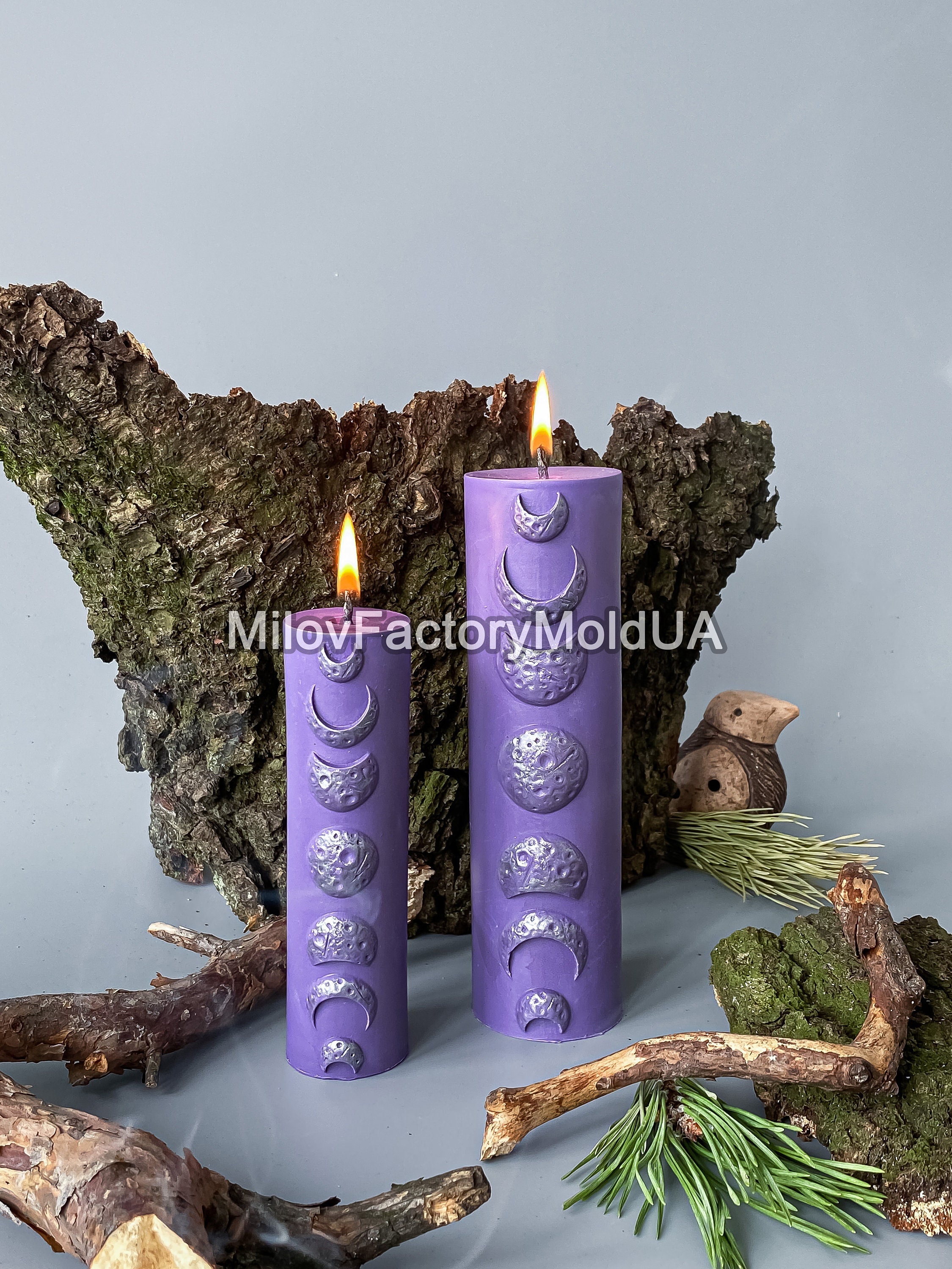 Zodiac Pillar Candle Molds Silicone Mold for Candle Making Zodiac Sign  Astrological Sign Candle Beeswax Candle Mold Sun and Moon 