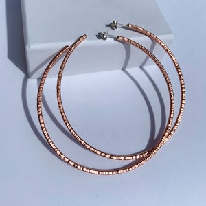 Xl Copper hoops