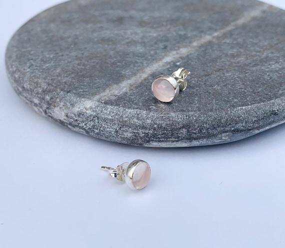 Etsy rose deals quartz earrings
