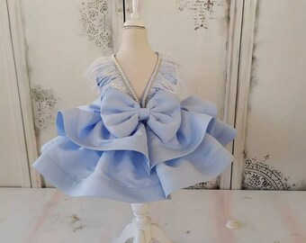 baby blue frock