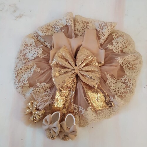 Baby Girl Angel Dress Baby Dress for Special Occasion Etsy