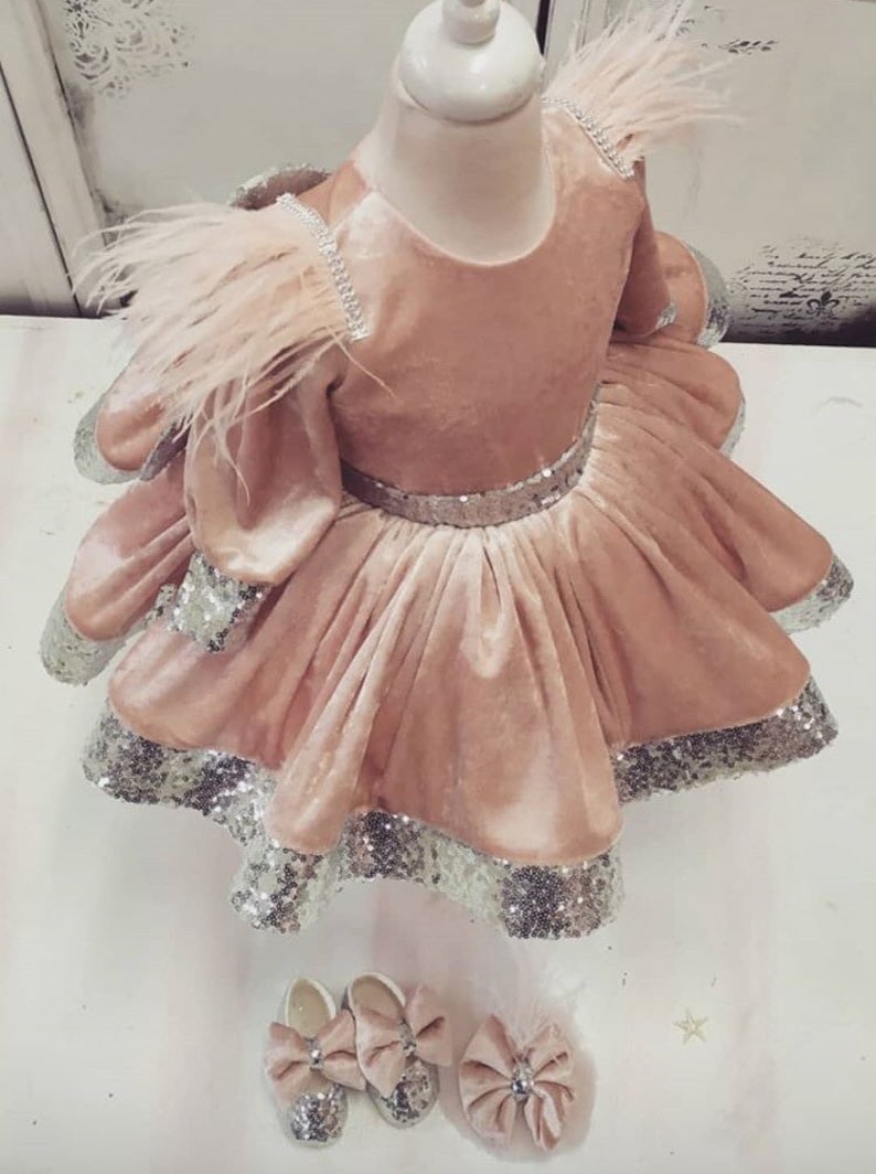 Baby Girl Angel Dress Baby Dress for Special Occasion Etsy