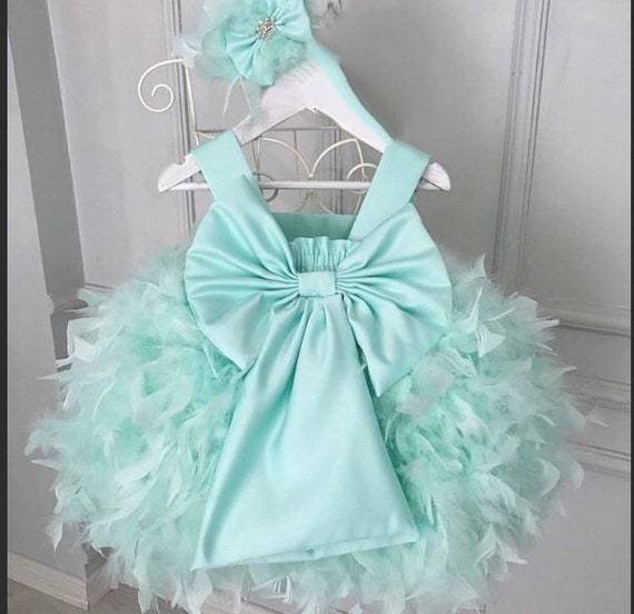 baby girl feather dress