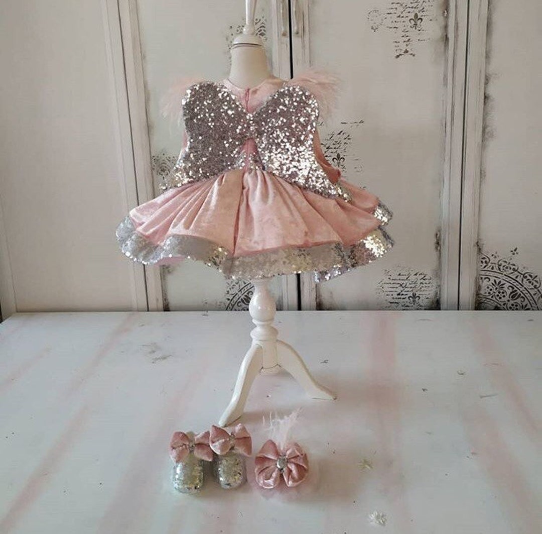 Baby Girl Angel Dress Baby Dress for Special Occasion Etsy