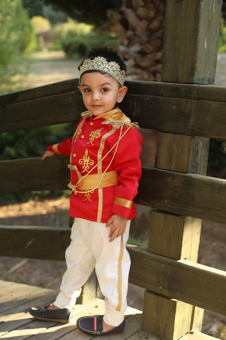 Baby Boy Prince Suit Red Toddler Suit Toddler Suit for Etsy
