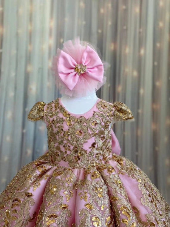 Vestido de princesa rosa bebé vestidos de bebé vestido rosa - Etsy España Vestido de princesa rosa bebé vestidos de bebé vestido rosa - Etsy España