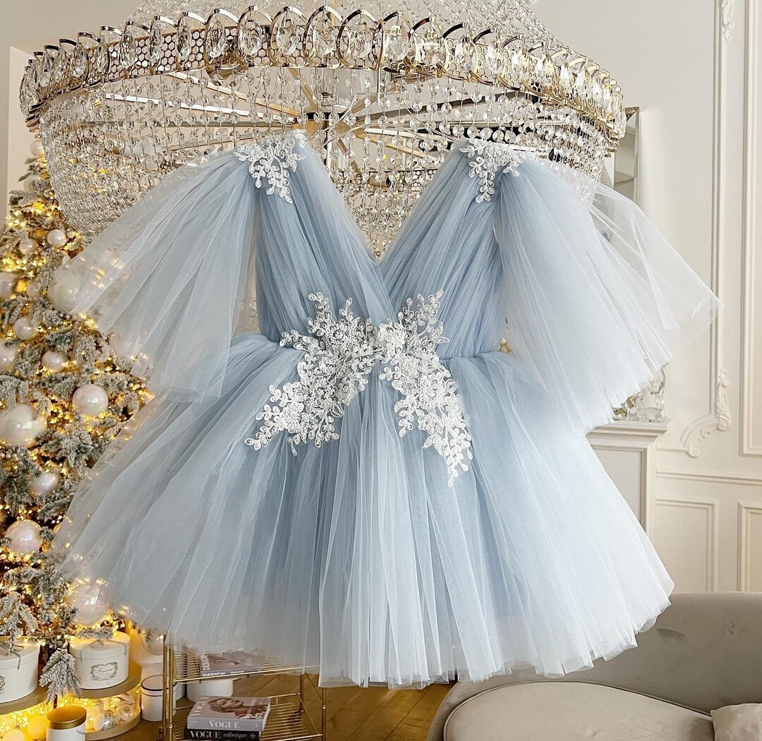 Sky Blue Flower Girl Dress Baby Blue Dress for Special Etsy
