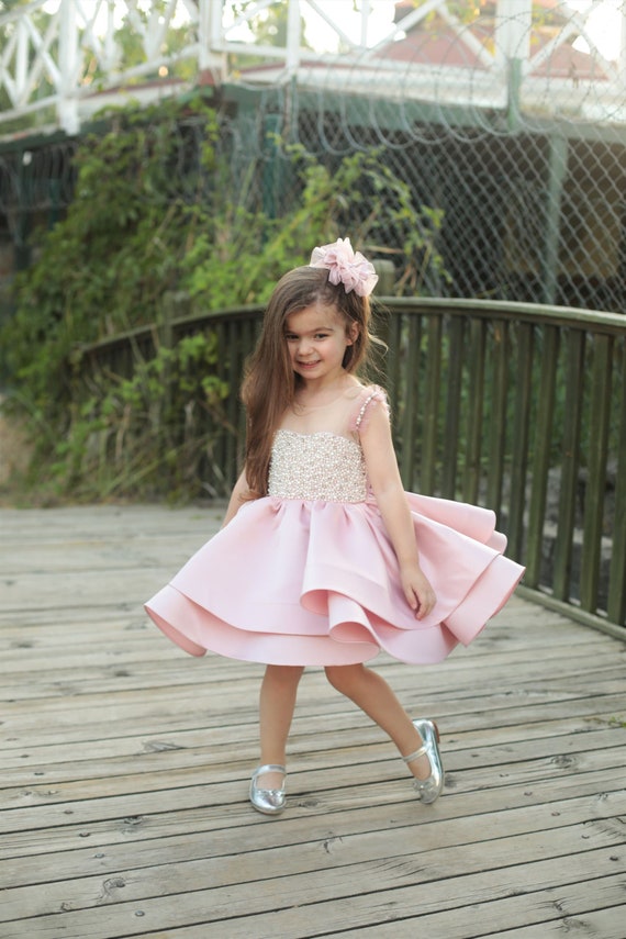 Baby Girl Dress Blush Special Occasion Dress Girl Party - Etsy Canada