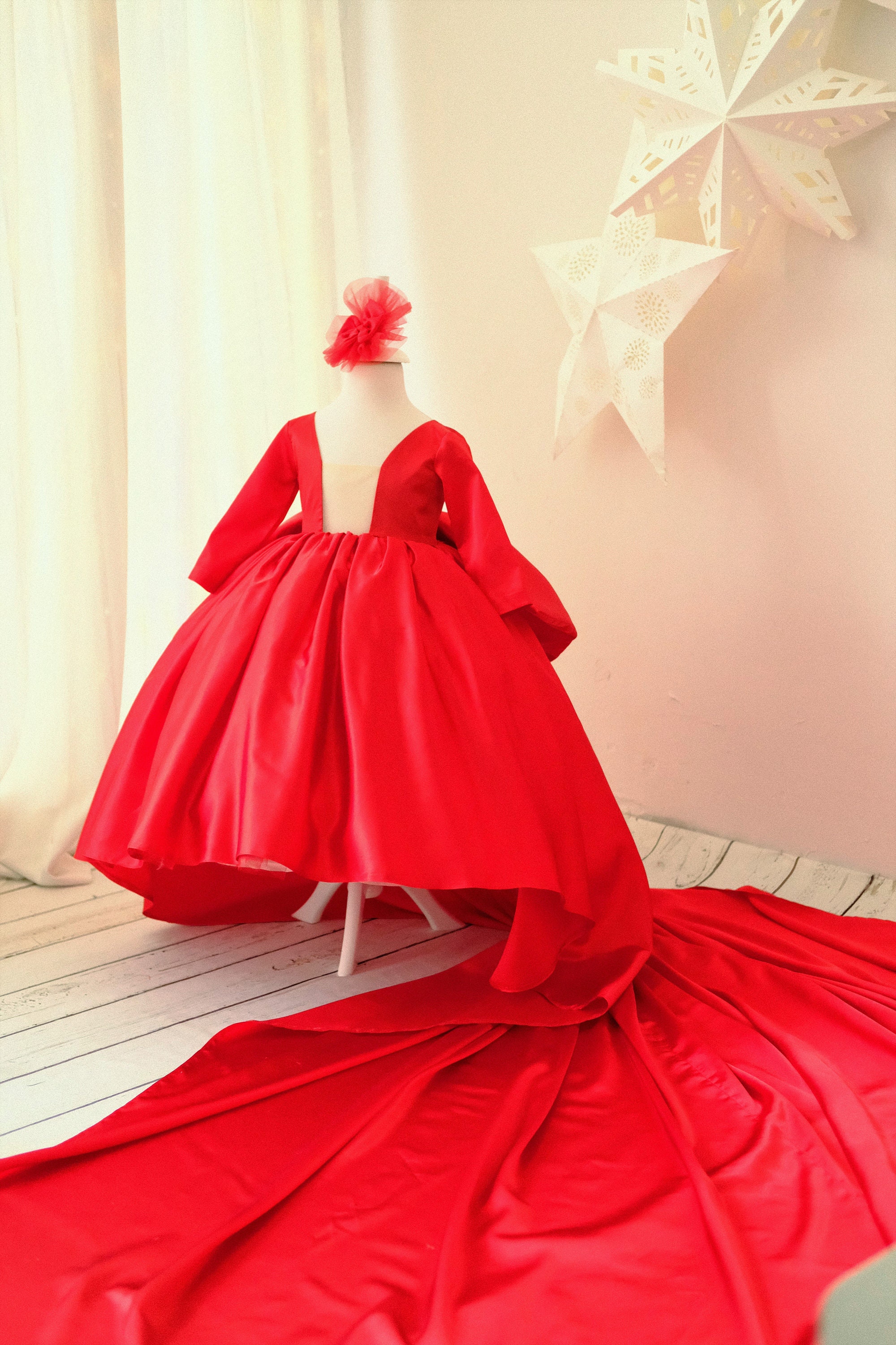 very long dress