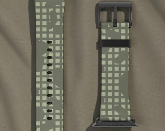 Apple Watch-armband i ökennatt-kamouflage | Militärstil