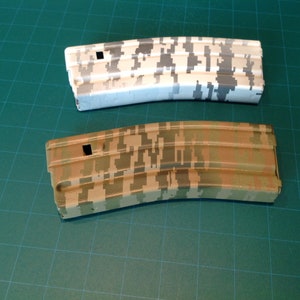 Digital Tiger Stripe Camo Stencil Pack For Duracoat Cerakote Gunkote