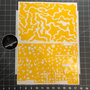 Chocolate Chip Desert Camo Stencil Pack: High Bake Avery Stencils