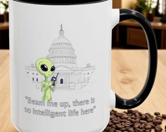 Alien Abduction Coffee Mug: Funny UFO Gift