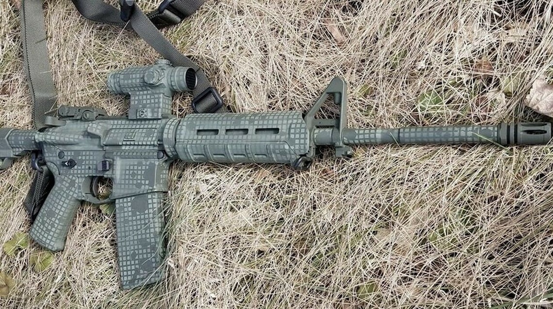 Desert Night Camo Combined Stencil Pack for Duracoat | Etsy