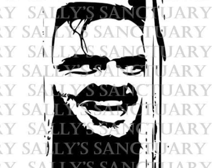 Here's Johnny Graphic, Here's Johnny PNG + SVG Files, Instant Download ...