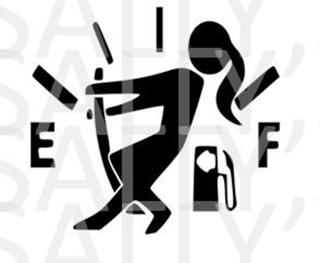 Empty Gas Tank Girl SVG for Cricut/silhouette Etsy
