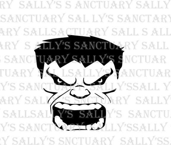 Hulk Svg For Cricut Silhouette Diy Car Decal Laptop Mug Great Etsy
