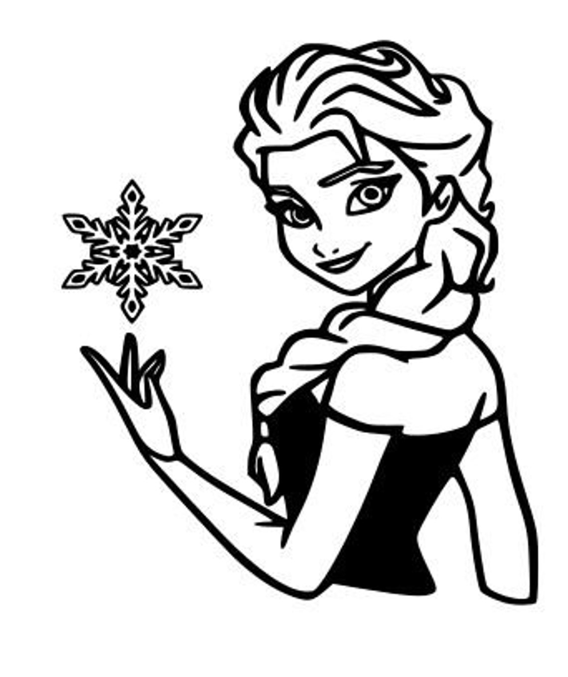 Elsa svg Disney frozen Christmas SVG for Cricut/Silhouette | Etsy