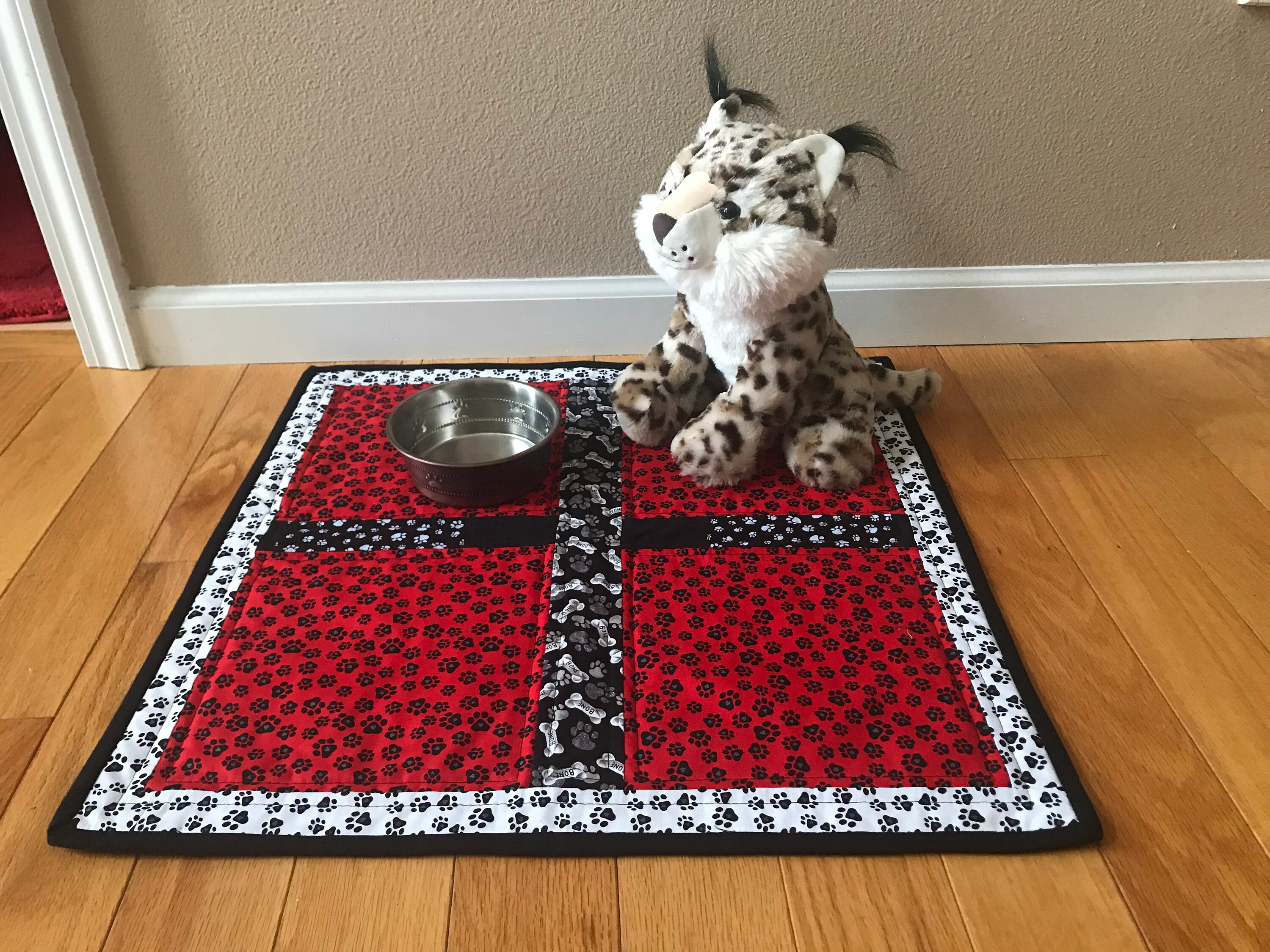 Pet Placemat Dog Bone Handmade Pet Pad Bedding Etsy UK Pet Placemat Dog Bone Handmade Pet Pad Bedding Etsy UK