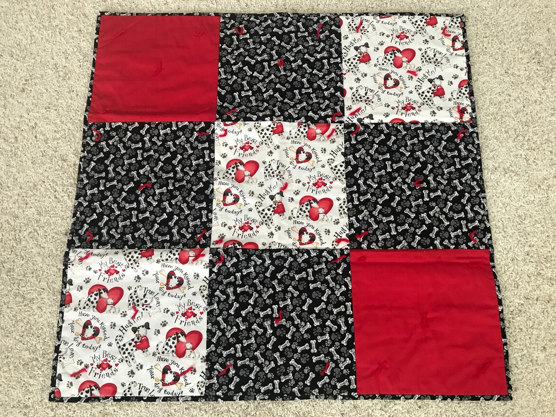 Pet Blanket Large dog Lover Handmade Valentine Etsy UK