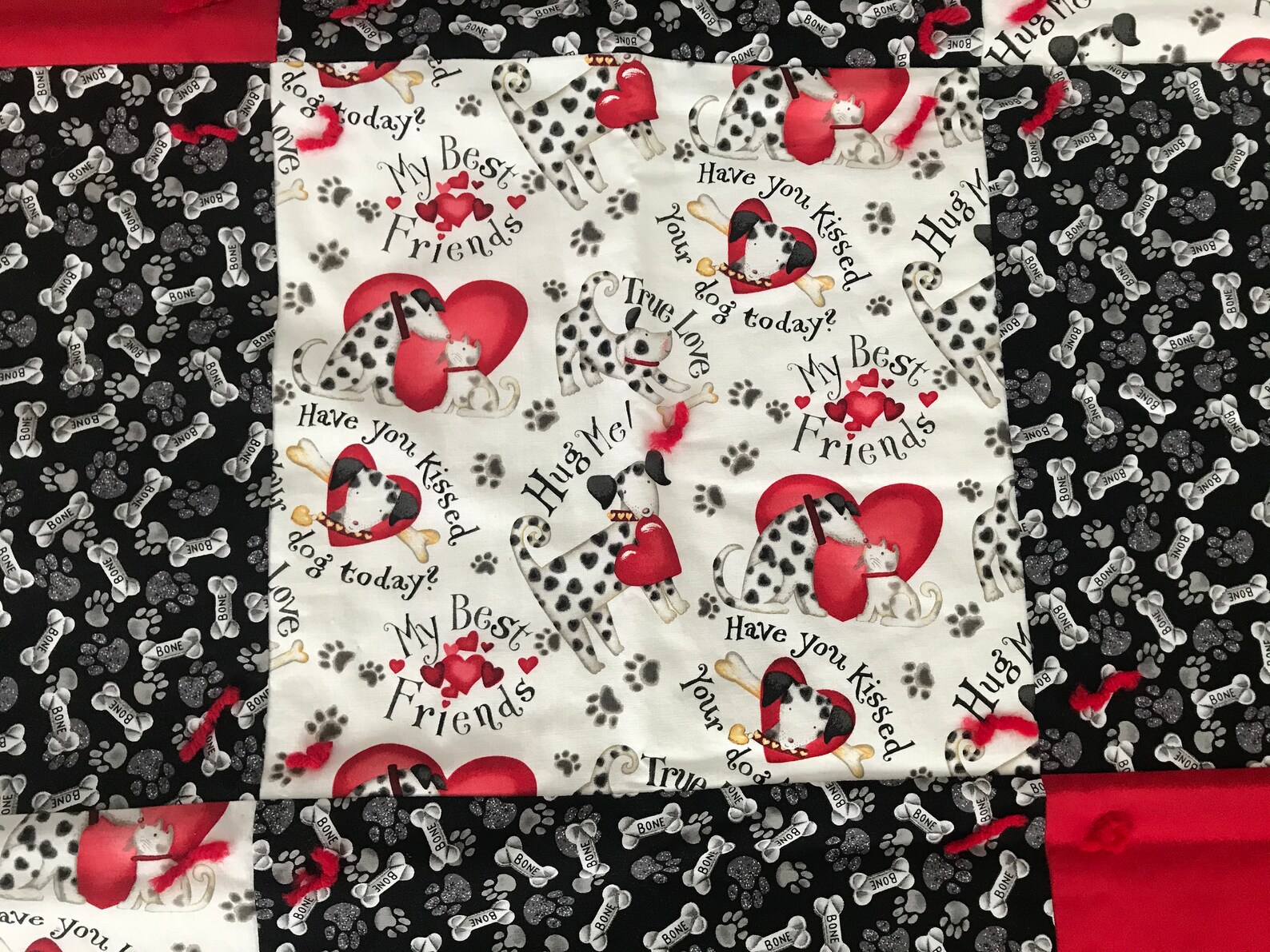 Pet Blanket Large dog Lover Handmade Valentine Etsy UK