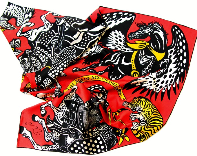 "Myth" Silk Scarf